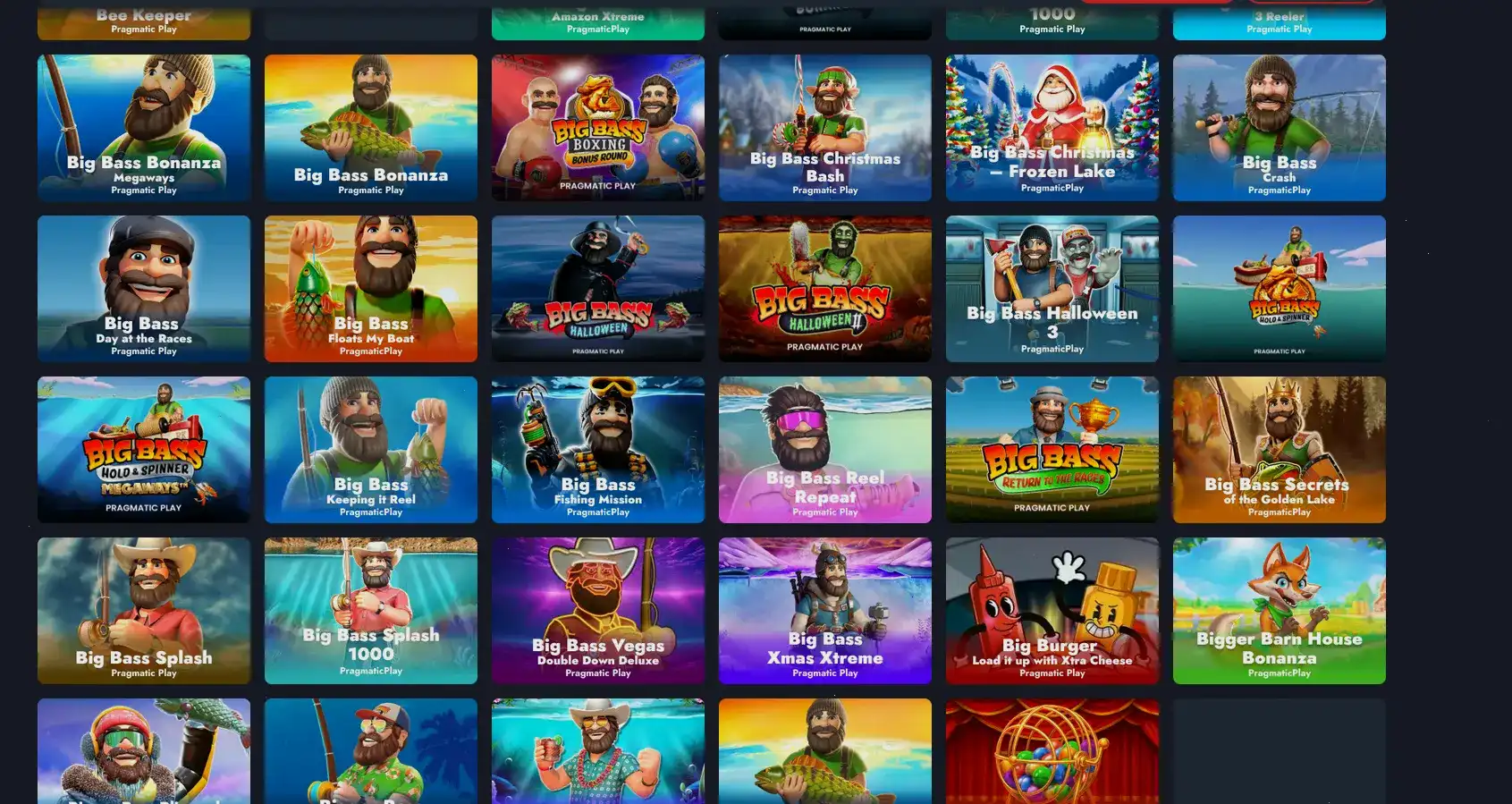 Интерфейс Bitz casino на ноутбуке